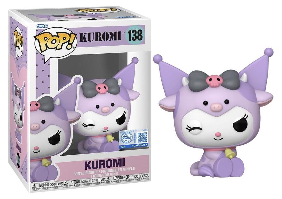 Funko Pop! Sanrio Kuromi in Cow Cosplay figuur #138