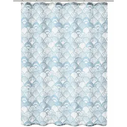 Kleine Wolke Duschvorhang Concha Iceblue 180 x 200 cm