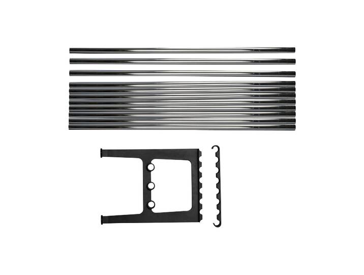 Essem Design Nostalgi Erweiterung für Bank 100 cm Chrom-Schwarz