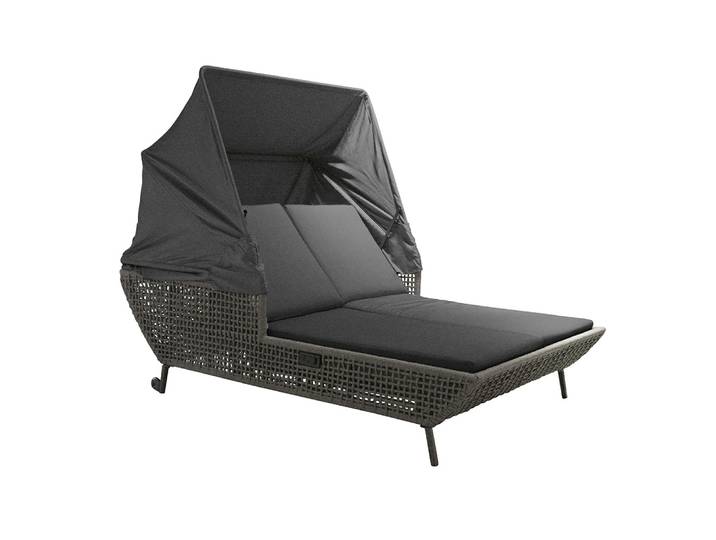 Stern GRETA Daybed Alu anthrazit mit Kordel platin inkl. Auflage