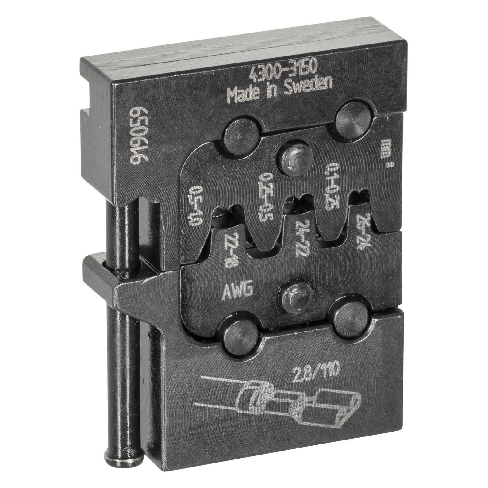 Gedore 8140-10 Modul-Einsatz für Flachsteckhülsen 4,8 (75 mm) (1830643)