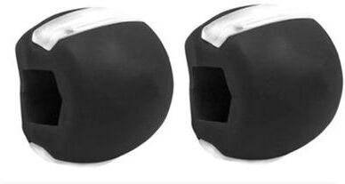 Uplifted Finds Silica Gel Face Fitness Ball Jaw Exerciser black