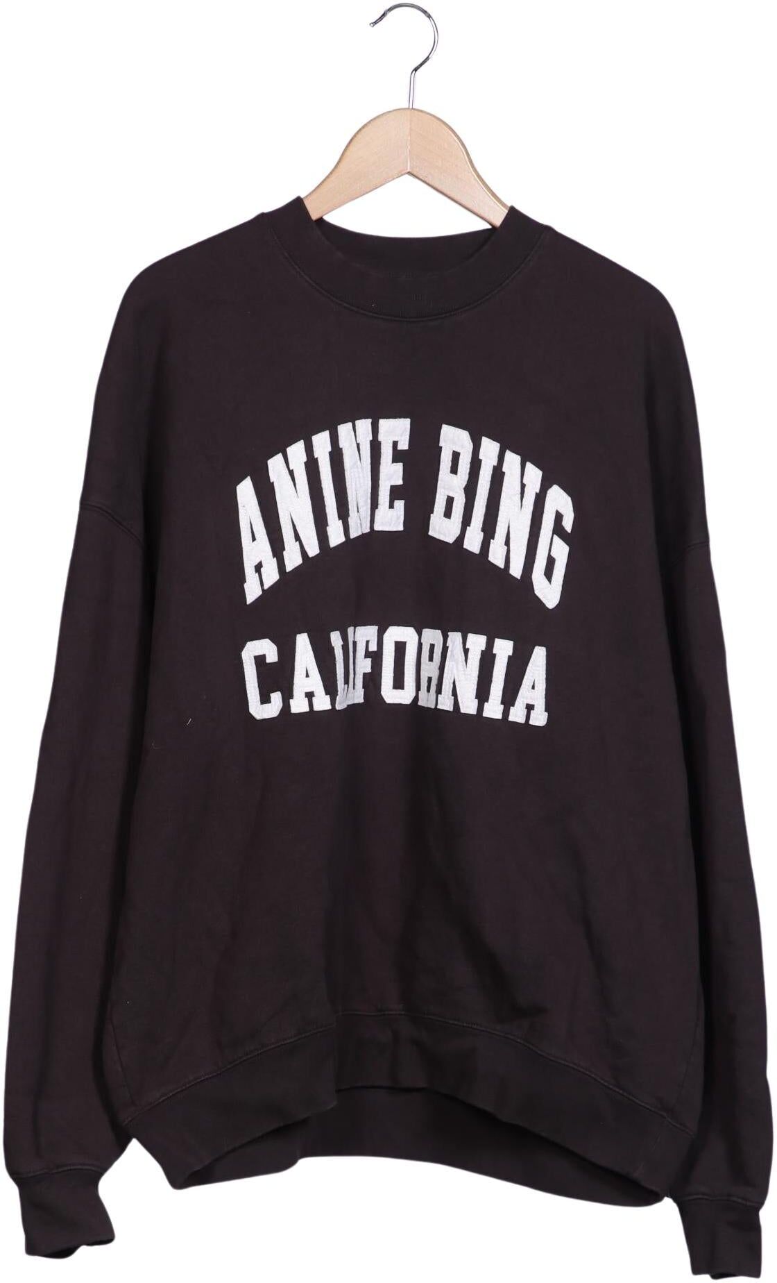 Anine Bing Damen Sweater, Schwarz, Gr. M, Baumwolle - Second Hand