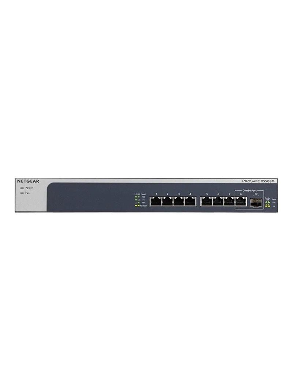 Netgear XS508Mv2 - switch - enterprise - 8 ports - unmanaged