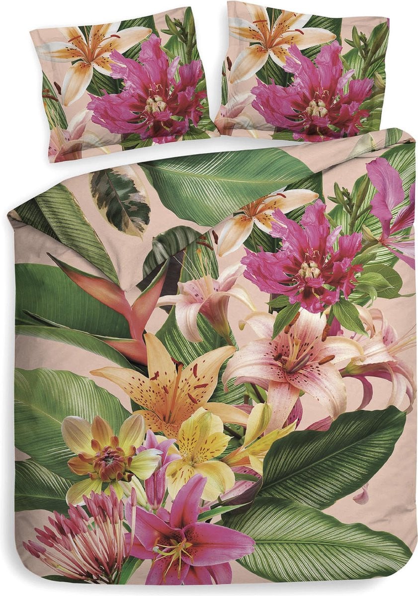 Heckett & Lane dekbedovertrek Reese Multi 240 x 220 cm