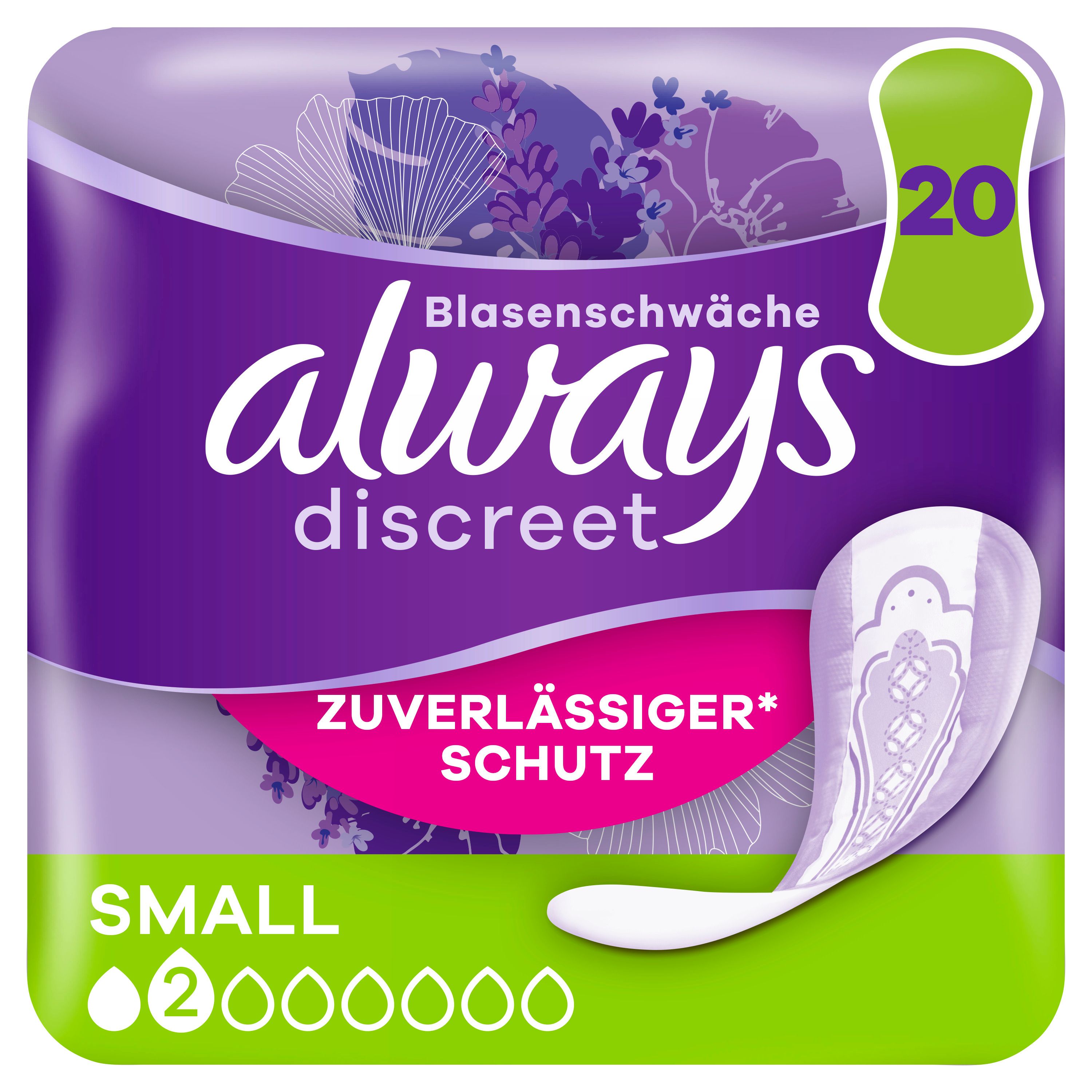 Always discreet Inkontinenz Einl.small 20 St Binden