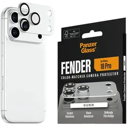 PanzerGlass Fender Kameraschutz Silber iPhone 18 Pro