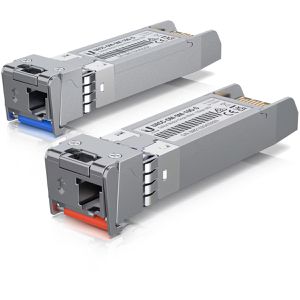 UbiQuiti Transceiver UniFi UACC-OM-SM-10G-S-20, SFP+ bis 10 Gbit/s, Singlemode, LC-Simplex, 10 Paar