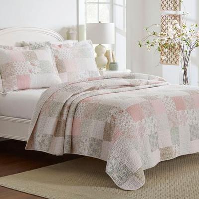 Revman International Celina Mini Quilt Set Pink, King, Pink