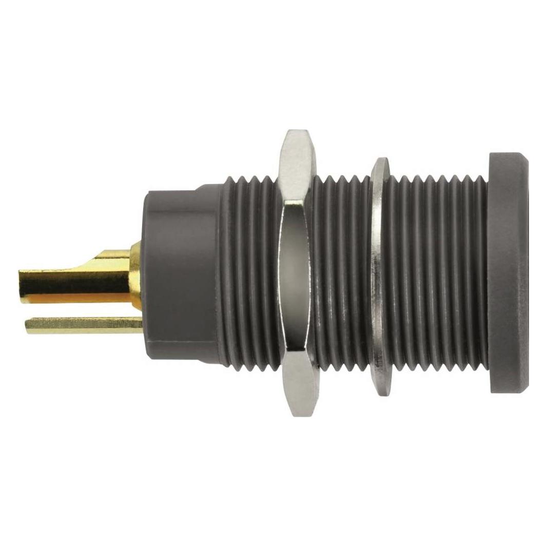 Schutzinger Schützinger DI KBU 7992 L Au / SW Kelvin-Einbaubuchse Schwarz 1 St. (DI KBU 7992 L Au / SW)