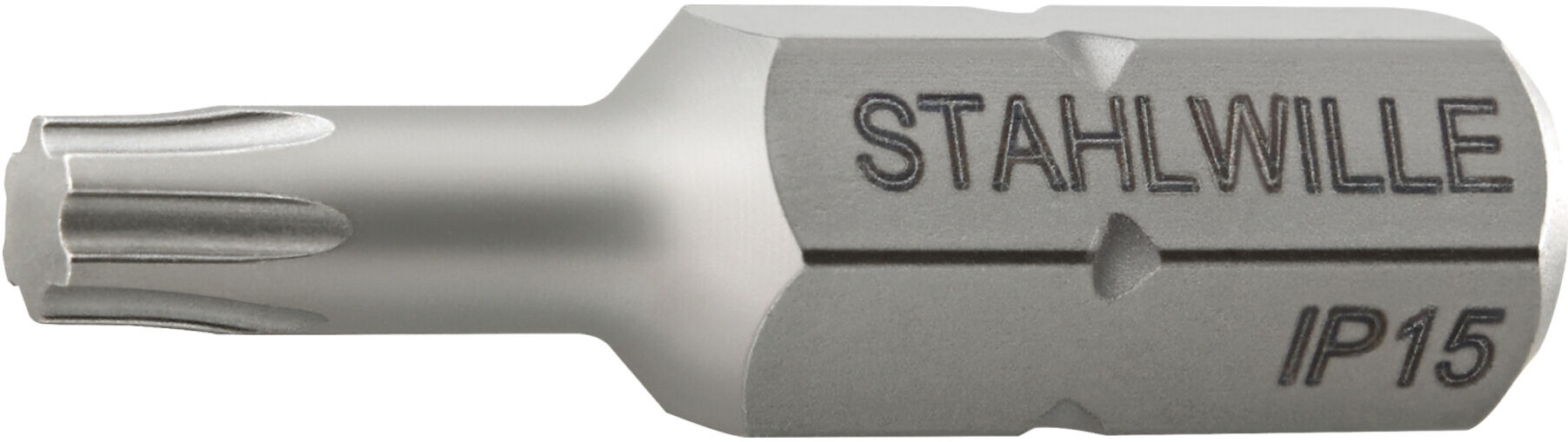 Stahlwille Bit-Schraubendrehereinsatz Außen-6kant C 6,3mm L.25mm Nr. 1438 IP 8 (08162008)