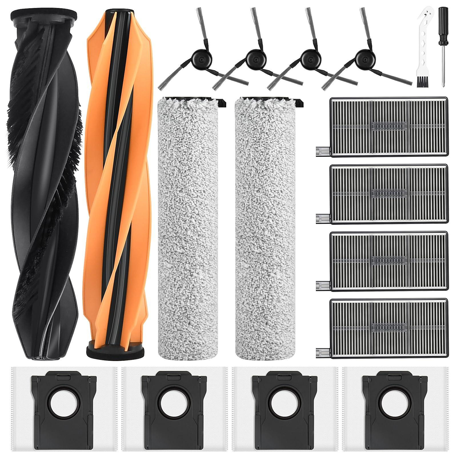 Selius 18 accessoires voor de Complete Robot Stofreiniger met stofzakken en hoofdborstels
