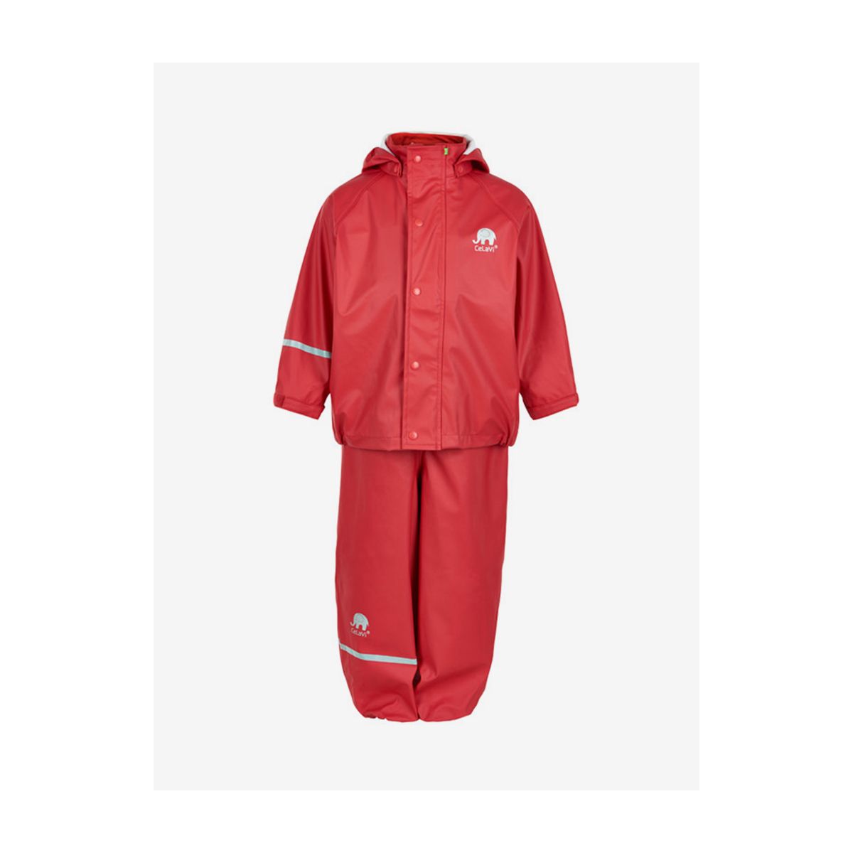 Celavi Basic Rainwear set -solid PU rot (402) 70 1145-402-70