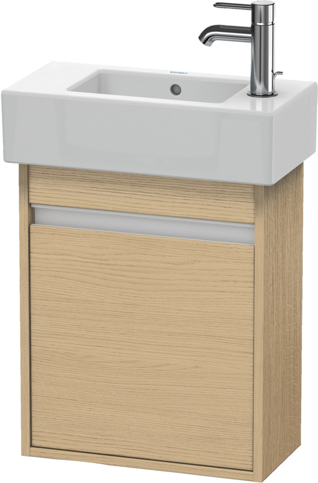Duravit Waschtischunterschrank Ketho 45x22,5x55cm, wandhängend, T re, Eiche natur (KT6629R3030)