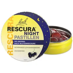 Bach RESCURA NIGHT PASTILLEN schwarze Johannisbeere 50 g Pastillen