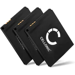 Cellonic Akku für AVM Fritz!Fon C5, C4, FON M2, MT-F, M325, 2000, 2446, EM325, EM25, Telefon Zubehör