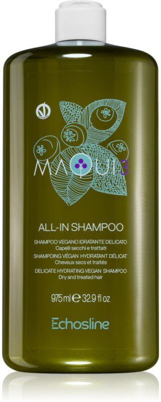Echosline Maqui All-In shampoing nettoyant doux pour un effet naturel 975 ml