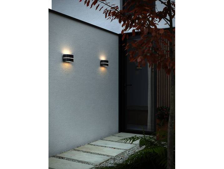 Applique murale Sibelis 20 x 12 x 12cm Noir/Noir