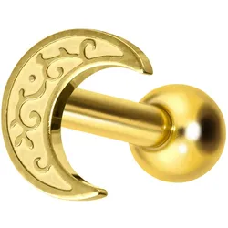 Titan Ohrpiercing mit Innengewinde MOND