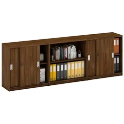 Schrank-Set MIRELLI, Typ II – Nussbaum