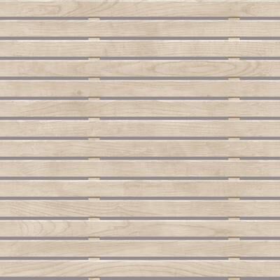 "Veer Decor Horizontal Wood Slate Wallpaper - Roll 20.86""x33ft"