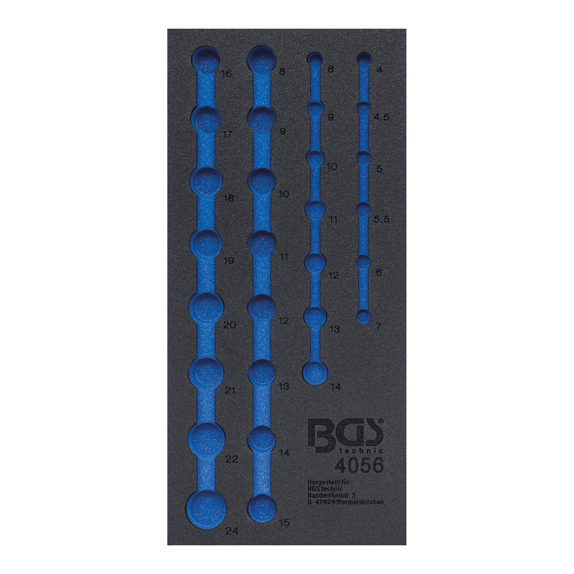 BGS Werkstattwageneinlage 1/3 4056-1, leer, für Art. 4056 ; BGS technic)