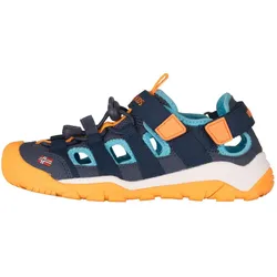 Trollkids Kinder Kristiansand Trekkingsandale - 28 - alpine blue/black/pool blue