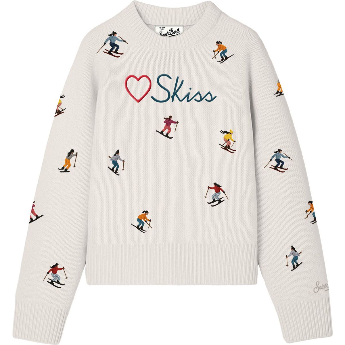 MC2 Saint Barth Kyla Half Neck Sweater love skiss girls 10 emb (00233M) M KYLA00200233M-00233M-M