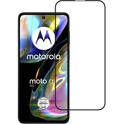 Screenguard Motorola Moto G82 Full Screen Panzerglas Schutzfolie 2.5D 9H (Motorola Moto G82), Smartphone Schutzfolie, Schwarz