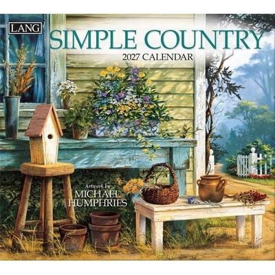 Simple Country 2027 Wall Calendar