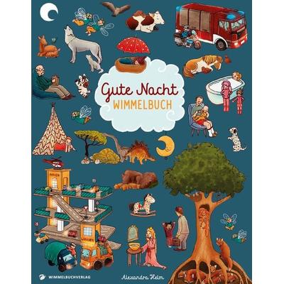 Gute Nacht Wimmelbuch, Gebundene Ausgabe von Alexandra Helm, Adrian & wimmelbuchverlag, 978-3-947188-98-7