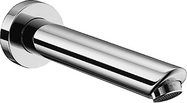 Hansa Wanneneinlauf 52502100 als Wandauslauf, Ausladung 170mm, chrom