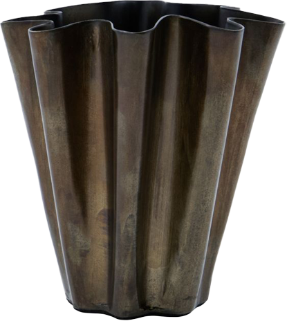 House Doctor Flood Vase Lille (Højde 13 Cm) - Antik Brun
