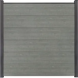 GroJa BasicLine Stecksystem Bausatz 180 x 180 cm Grey Ash Cut