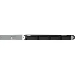 QNAP TS-464U-RP-8G (0 TB), NAS, Schwarz