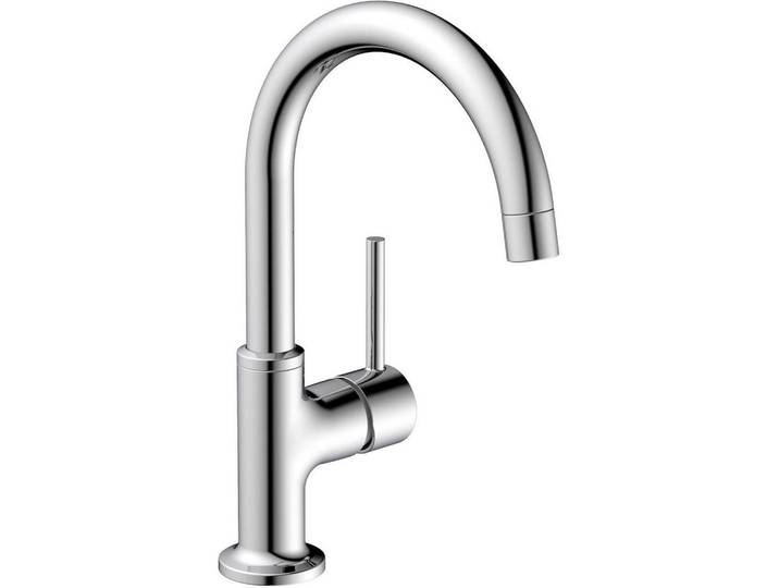 Waschtischarmatur, Chromfarben, Metall, 4.5x25.0x17.0 cm, Made in Germany, flexible Anschlussschläuche, Badezimmer, Waschbecken & Armaturen, Armaturen