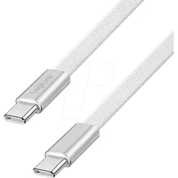 LOGILINK CU0445 - Sync- & Ladekabel, USB-C -> C, 1,0 m, weiß