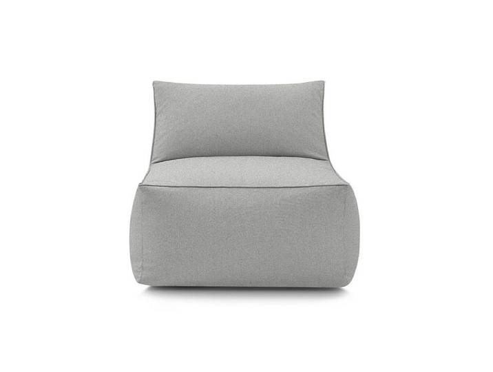 Modulare Sessel für Gartensofa BOBOCHIC RIVIERA Stoff hellgrau