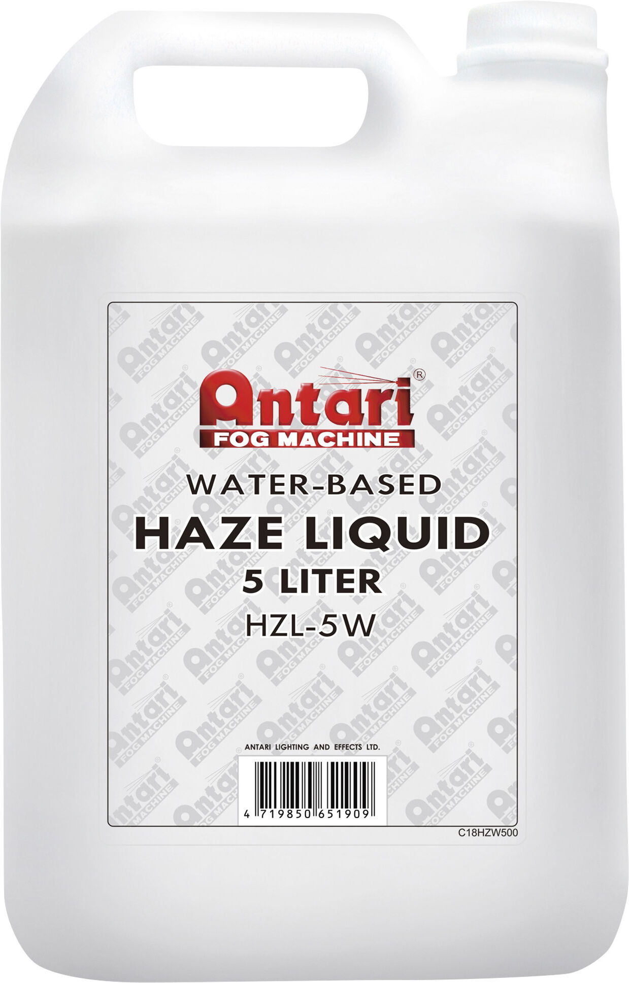 Antari Hazer-Flüssigkeit Hzl-5w 5 Liter – Auf Wasserbasis