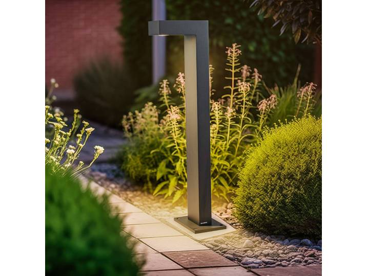 BRUMBERG LED Wegeleuchte Lantern, alu / grau / zink, Aluminium, Design