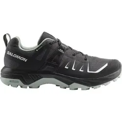 SALOMON Damen Multifunktionsschuhe SHOES EXTEND GTX W Asphalt/Black/Greenm, Größe 38 in Schwarz Schwarz