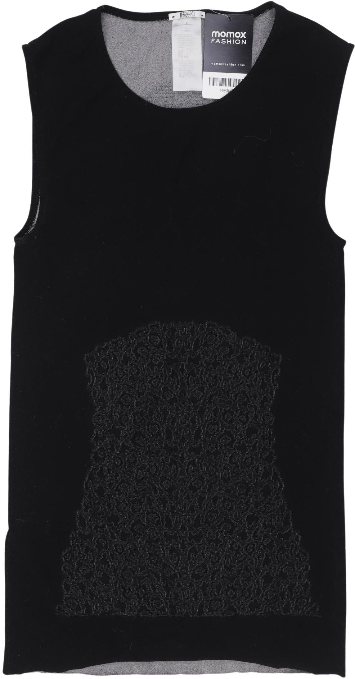 Wolford Damen Top, Schwarz, Gr. L, Synthetik - Second Hand