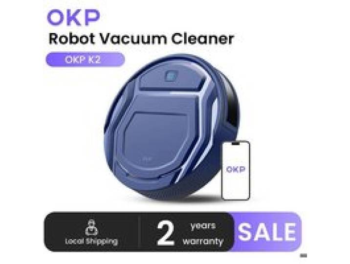 OKP K2 aspirateur robot 2000 Pa WiFi app Alexa recharge auto