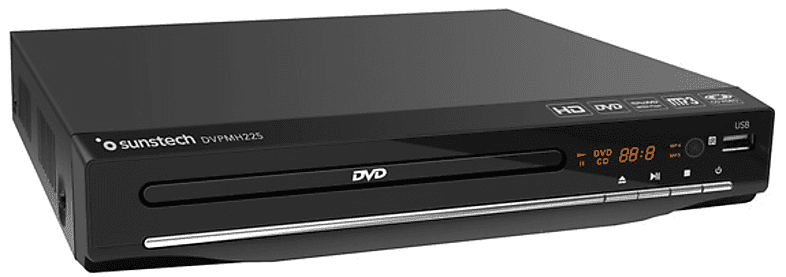 Reproductor DVD - Sunstech DVPMH225BK, HD, USB 2.0, HDMI, Negro