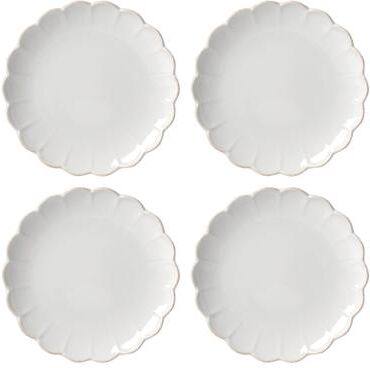 Lenox French Perle Scallop 4-Piece Accent Plate Set White