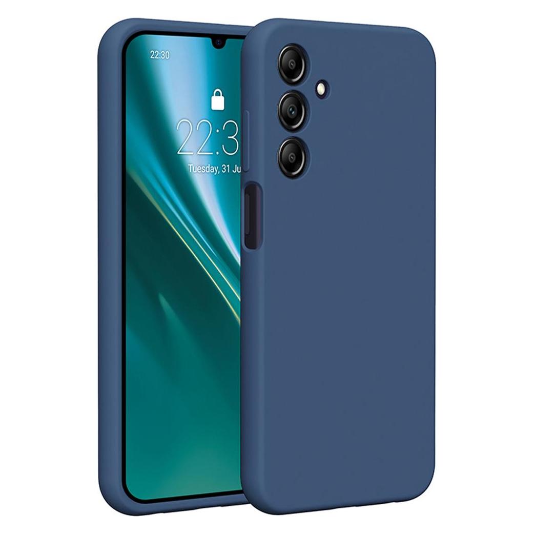 Etteri Silikonhülle für Samsung Galaxy A25 5G (global) dunkelblau (Samsung Galaxy A25 5G) (46455146)