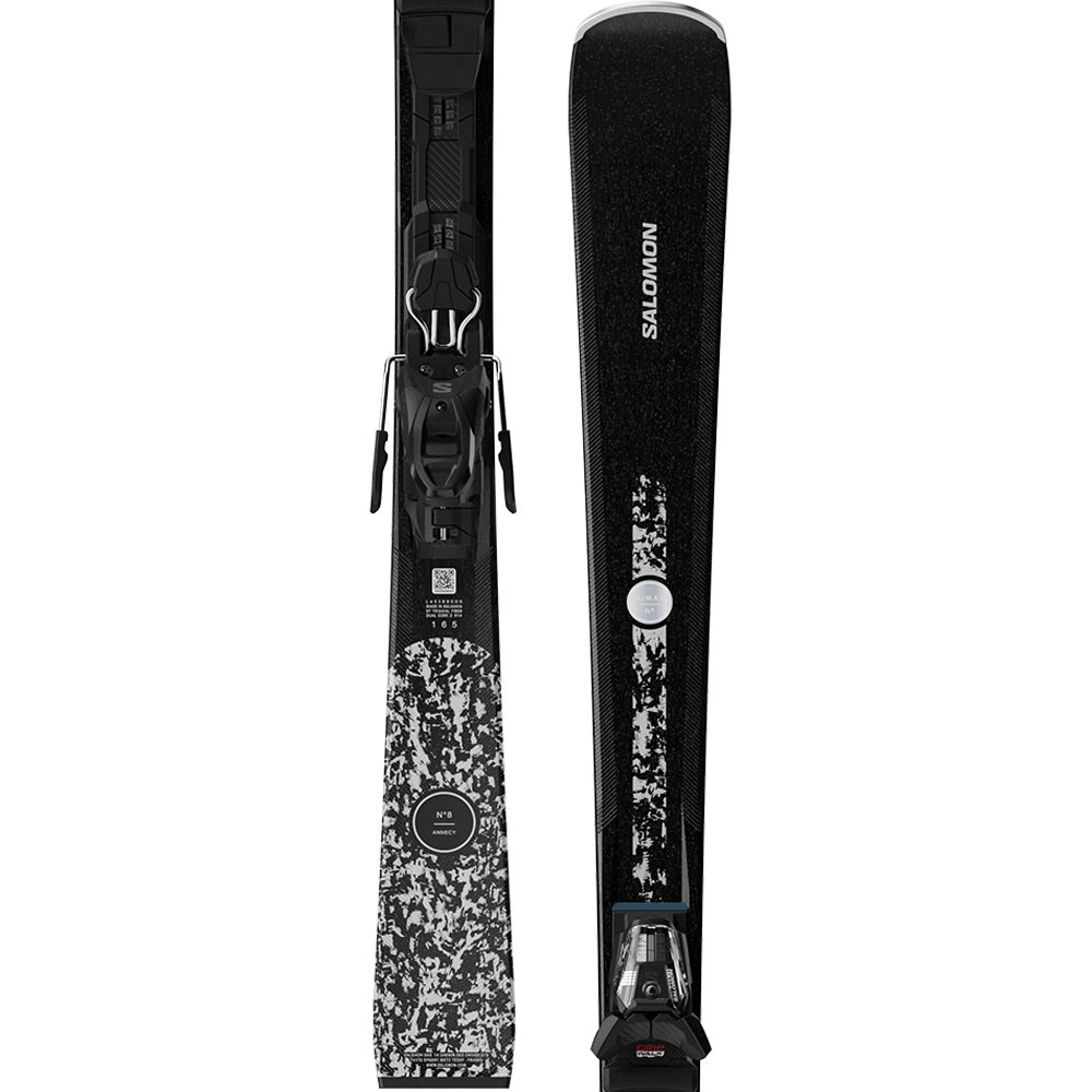 Salomon E S/Max N°8 black - 145 cm