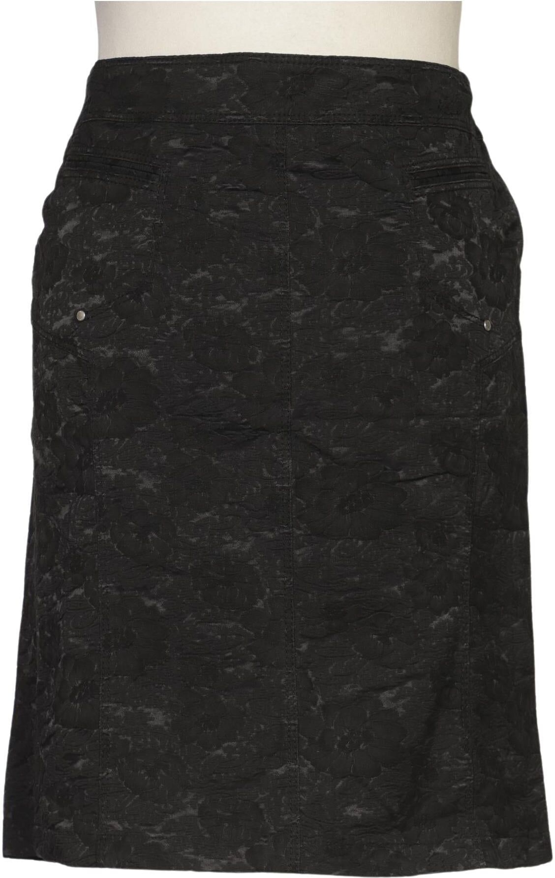 Blacky Dress Damen Rock, Schwarz, Gr. EU 42, Baumwolle - Second Hand