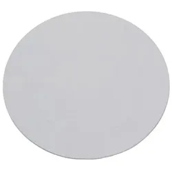 Flachteller Rund Alu Weiß Ø12 cm ideal für Kerzen