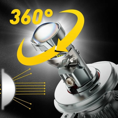 All Categories Goods LED Headlight Kit H4 Ultra Bright, High Low Beam Bulb, 360 Adjustable, Waterproof, Efficient Cooling LED Headlight Kit H4 Ultra Bright, High Low Beam Bulb, 360 Adjustable, Waterproof, Efficient Cooling